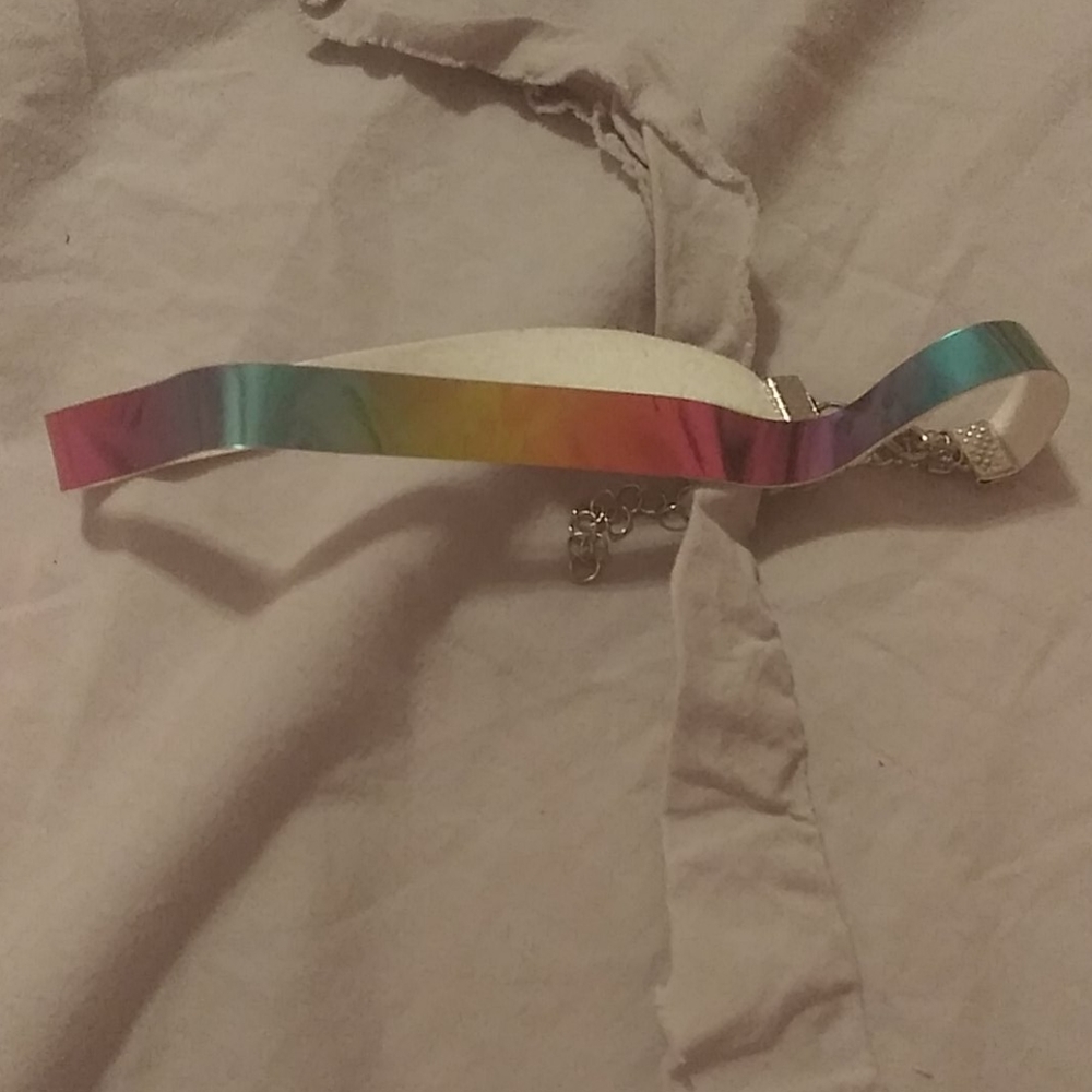 Girls rainbow choker